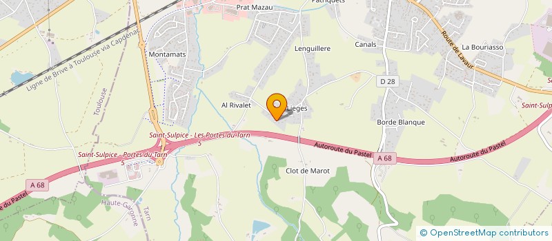 localisation de l'entreprise MONSIEUR DAVID GILMAIRE  SAINT-SULPICE-LA-POINTE