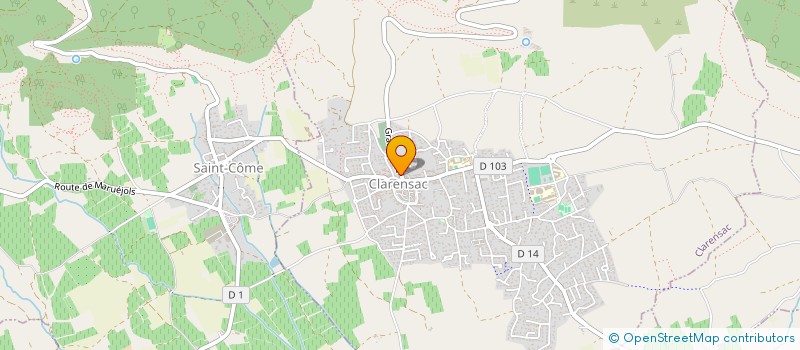 localisation de l'entreprise MONSIEUR DAVID GIMENEZ  CALVISSON