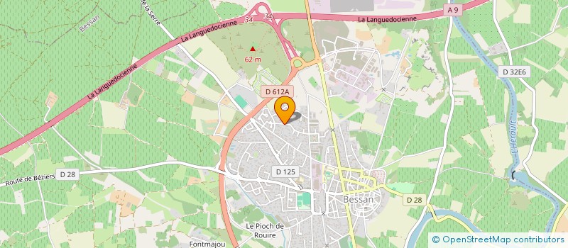 localisation de l'entreprise MONSIEUR DAVID GIMENEZ  BESSAN