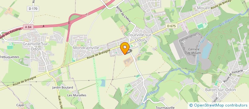 localisation de l'entreprise MONSIEUR DAVID GIMENEZ  TOURVILLE-SUR-ODON