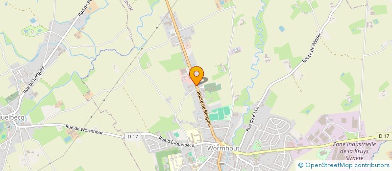 localisation de l'entreprise MONSIEUR DAVID GINKO  WORMHOUT