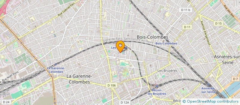 localisation de l'entreprise MONSIEUR DAVID GIOFFREDY à BOIS-COLOMBES