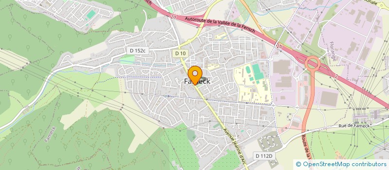 localisation de l'entreprise MONSIEUR DAVID GIORDANO  FAMECK