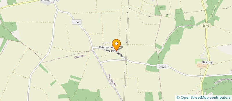 localisation de l'entreprise MONSIEUR DAVID GIRARD  BOUGLIGNY