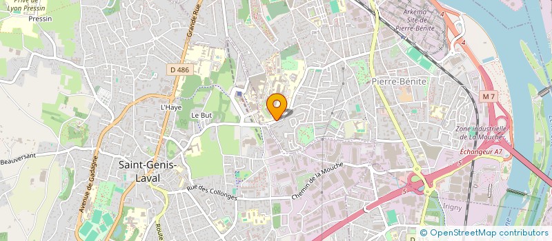 localisation de l'entreprise MONSIEUR DAVID GIRAULT  OULLINS-PIERRE-BENITE