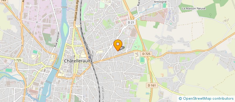 localisation de l'entreprise MONSIEUR DAVID GIRODET  CHATELLERAULT