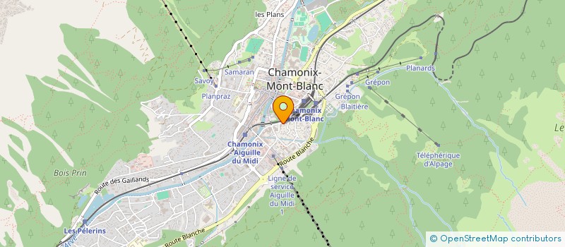 localisation de l'entreprise MONSIEUR DAVID GLIKSAK à CHAMONIX-MONT-BLANC