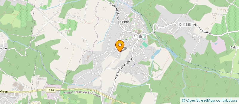 localisation de l'entreprise MONSIEUR DAVID GOBERVILLE  SADIRAC