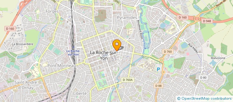 localisation de l'entreprise MONSIEUR DAVID GOBIN à LA ROCHE-SUR-YON