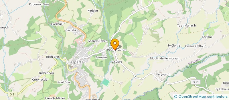 localisation de l'entreprise MONSIEUR DAVID GODEC  BRASPARTS