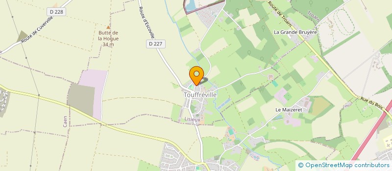 localisation de l'entreprise MONSIEUR DAVID GODEY  TOUFFREVILLE