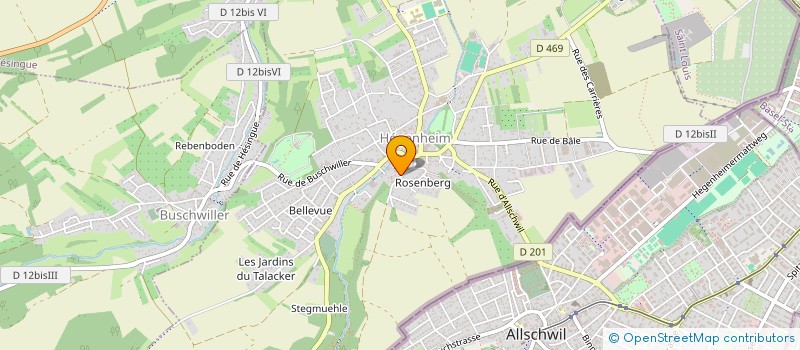 localisation de l'entreprise MONSIEUR DAVID GOETSCHY à HEGENHEIM