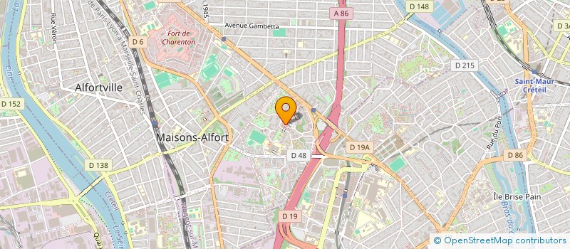 localisation de l'entreprise MONSIEUR DAVID GOMES  MAISONS-ALFORT