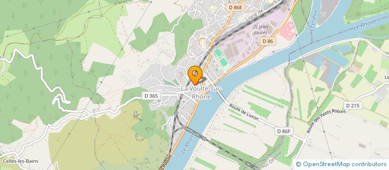 localisation de l'entreprise MONSIEUR DAVID GOMES DA FONSECA à LA VOULTE-SUR-RHONE