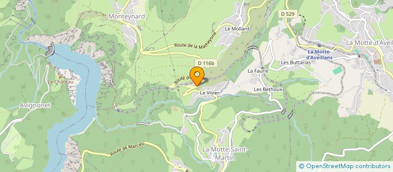 localisation de l'entreprise MONSIEUR DAVID GOMEZ  LA MOTTE-SAINT-MARTIN