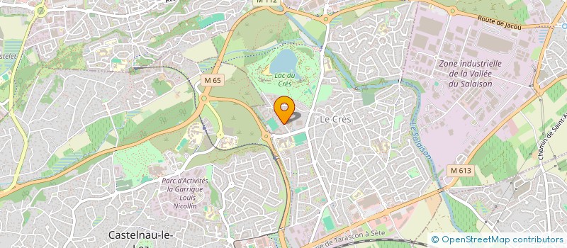 localisation de l'entreprise MONSIEUR DAVID GOMEZ  LE CRES