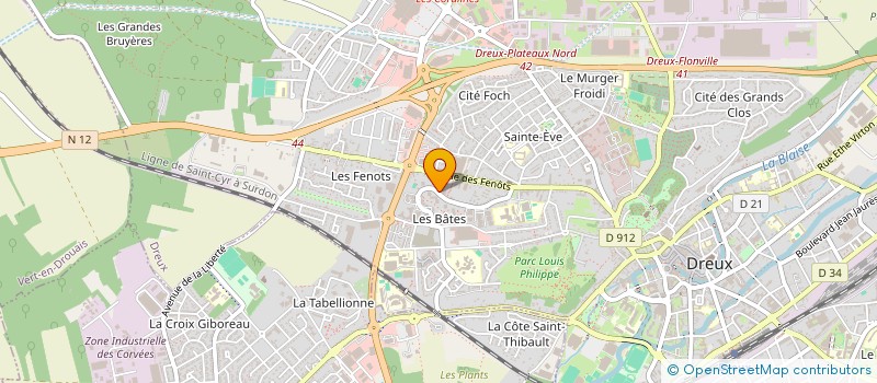 localisation de l'entreprise MONSIEUR DAVID GONCALVES à DREUX