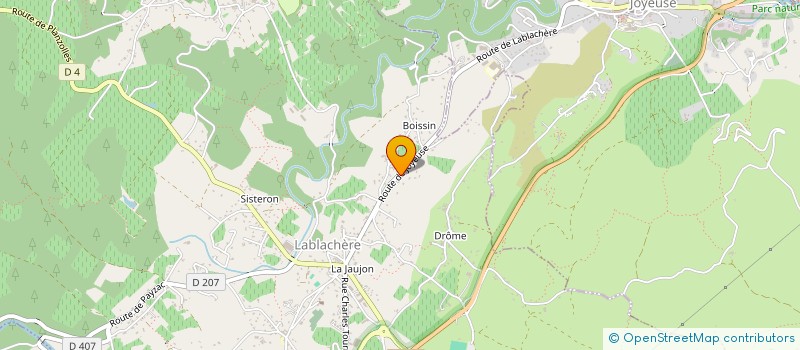 localisation de l'entreprise MONSIEUR DAVID GONCALVES  LABLACHERE