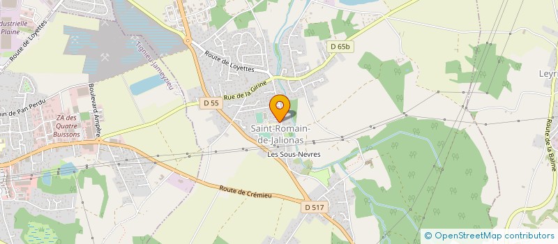 localisation de l'entreprise MONSIEUR DAVID GONIN  TREPT