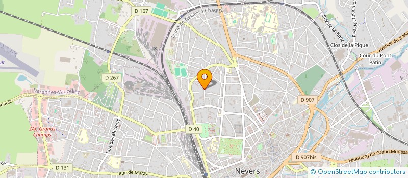 localisation de l'entreprise MONSIEUR DAVID GONIN à NEVERS