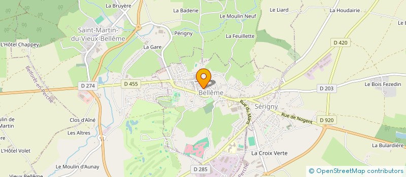 localisation de l'entreprise MONSIEUR DAVID GONSARD à BELLEME