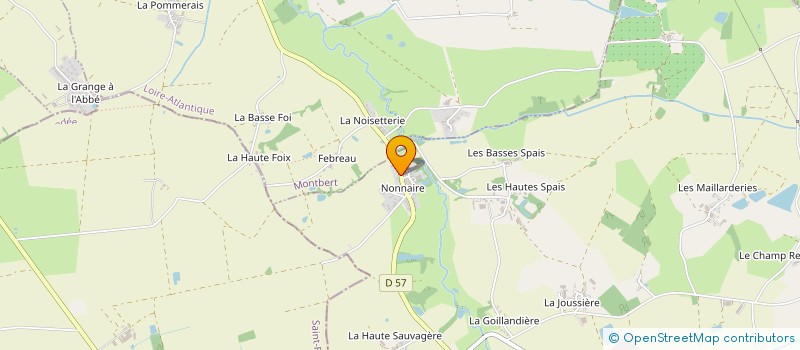 localisation de l'entreprise MONSIEUR DAVID GONZALEZ  LA PLANCHE