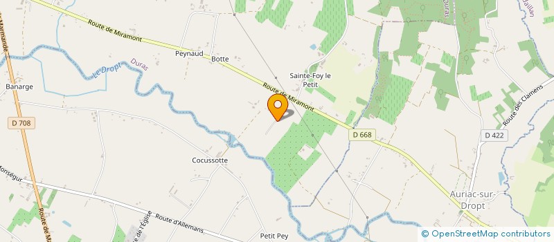 localisation de l'entreprise MONSIEUR DAVID GORDON  DURAS