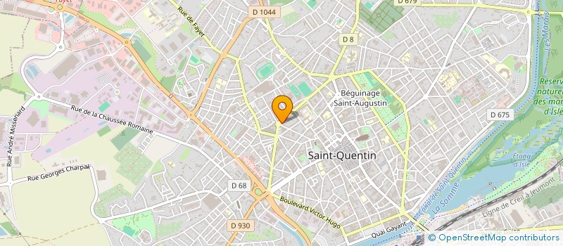 localisation de l'entreprise MONSIEUR DAVID GOSSET à SAINT-QUENTIN