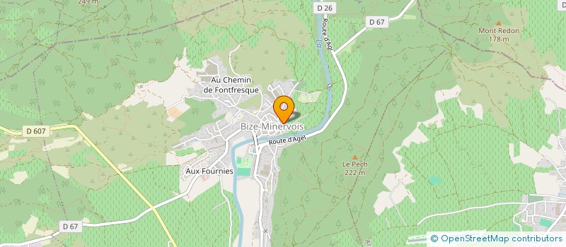 localisation de l'entreprise MONSIEUR DAVID GOT  BIZE-MINERVOIS