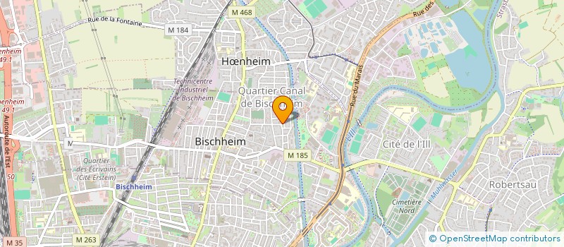 localisation de l'entreprise MONSIEUR DAVID GOUGENHEIM  BISCHHEIM