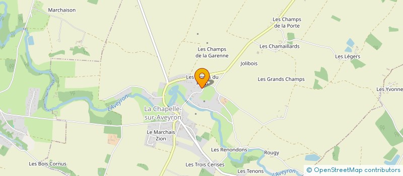 localisation de l'entreprise MONSIEUR DAVID GOUILLEAUX  LA CHAPELLE-SUR-AVEYRON