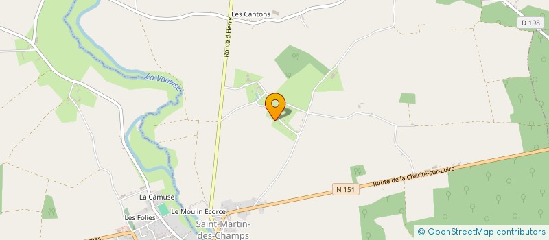 localisation de l'entreprise MONSIEUR DAVID GOULARD  SAINT-MARTIN-DES-CHAMPS