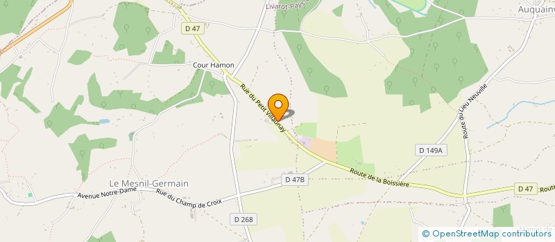 localisation de l'entreprise MONSIEUR DAVID GOULARD  LIVAROT-PAYS-D'AUGE