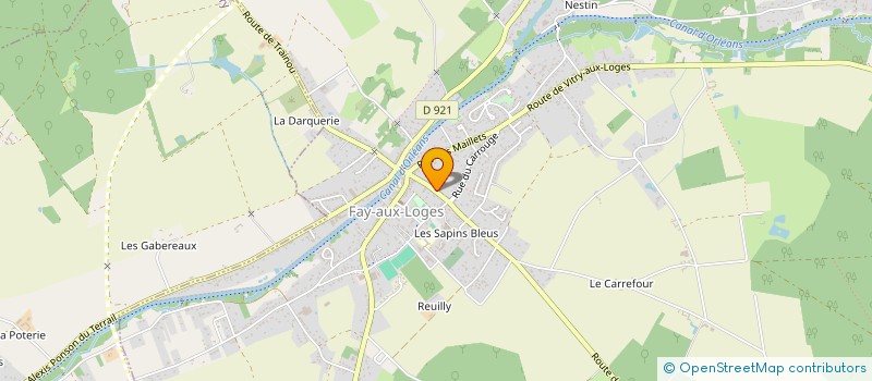 localisation de l'entreprise MONSIEUR DAVID GOUPIL à FAY-AUX-LOGES