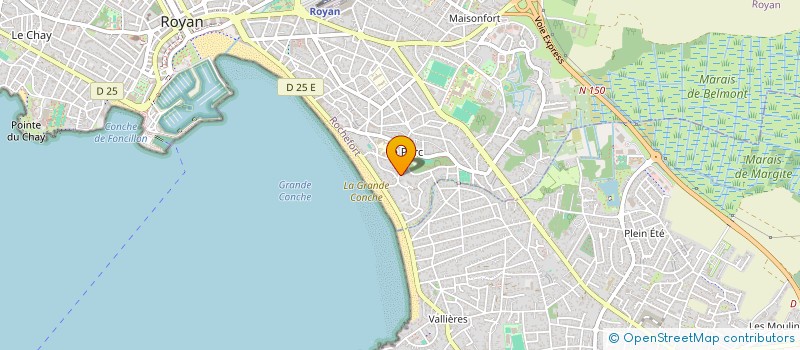 localisation de l'entreprise MONSIEUR DAVID GOURGEAU  ROYAN