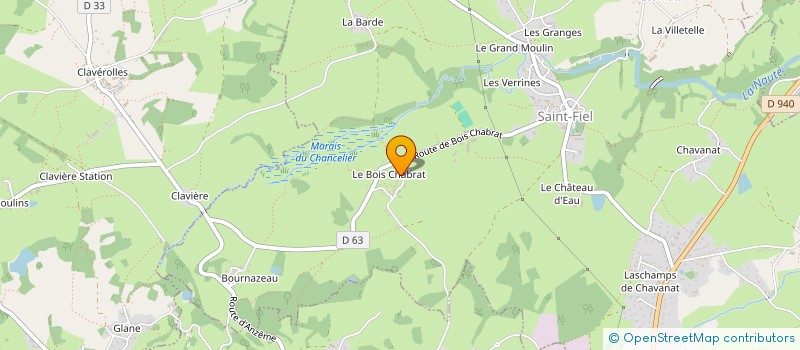 localisation de l'entreprise MONSIEUR DAVID GOURGUES  SAINT-FIEL