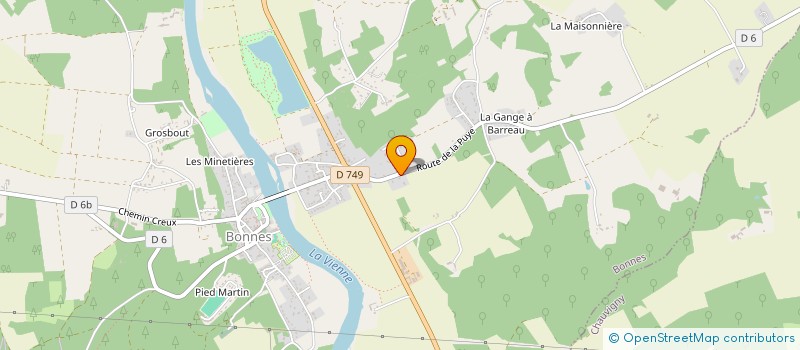 localisation de l'entreprise MONSIEUR DAVID GOURMAUD  PAIZAY-LE-SEC