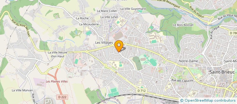 localisation de l'entreprise MONSIEUR DAVID GOUSSET à SAINT-BRIEUC