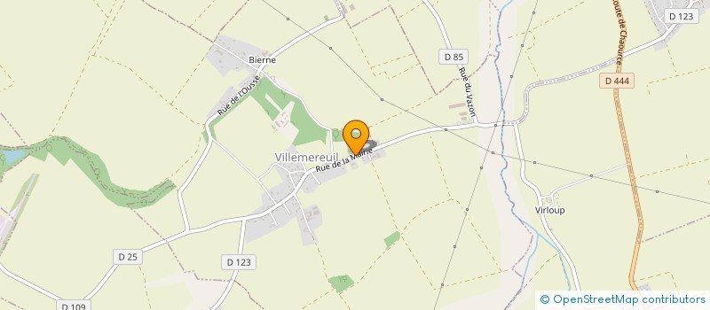 localisation de l'entreprise MONSIEUR DAVID GOUTHIER  VILLEMEREUIL