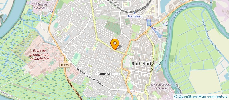 localisation de l'entreprise MONSIEUR DAVID GOYERE  ROCHEFORT