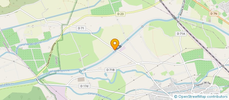 localisation de l'entreprise MONSIEUR DAVID GRAND  ALLEINS