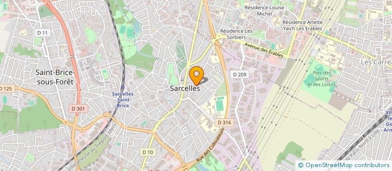 localisation de l'entreprise MONSIEUR DAVID GRANDON à SARCELLES