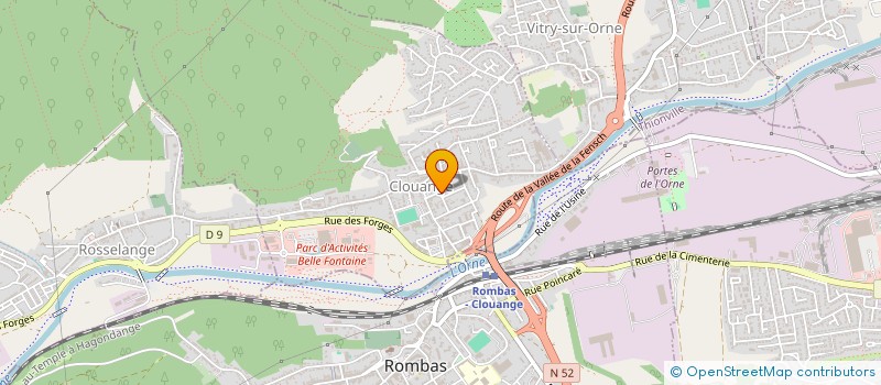 localisation de l'entreprise MONSIEUR DAVID GRANET  CLOUANGE