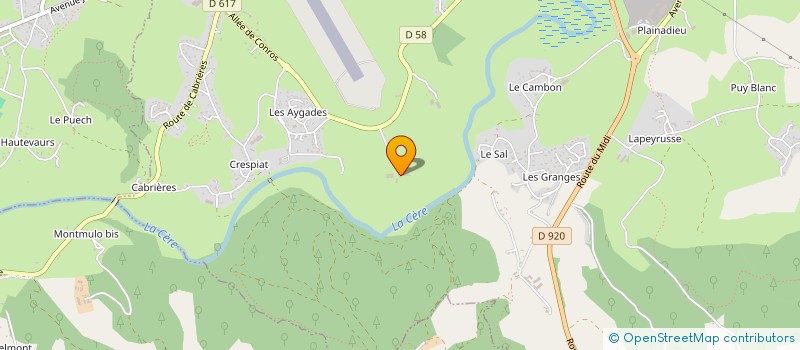localisation de l'entreprise MONSIEUR DAVID GRANGE à ARPAJON-SUR-CERE