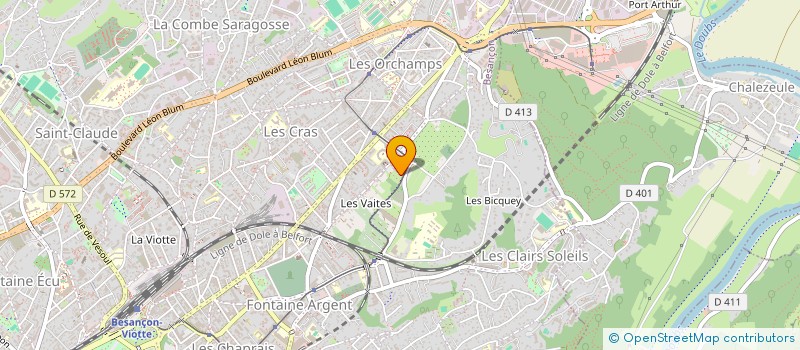 localisation de l'entreprise MONSIEUR DAVID GRANGE  BESANCON