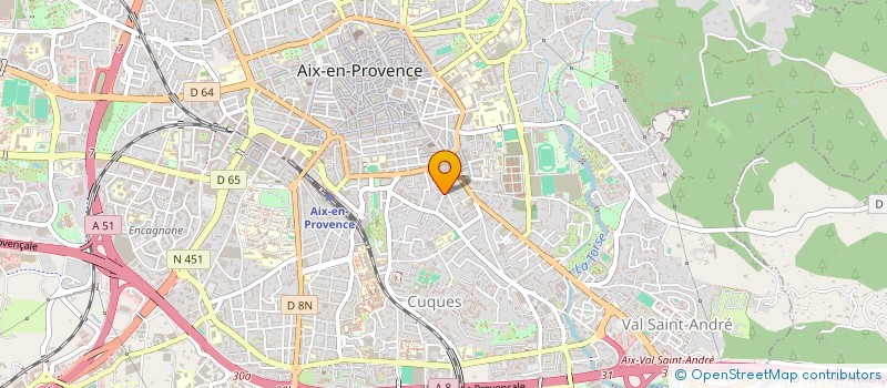 localisation de l'entreprise MONSIEUR DAVID GRASSIN à AIX-EN-PROVENCE