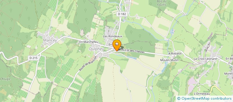 localisation de l'entreprise MONSIEUR DAVID GRAVALLON  MANCEY