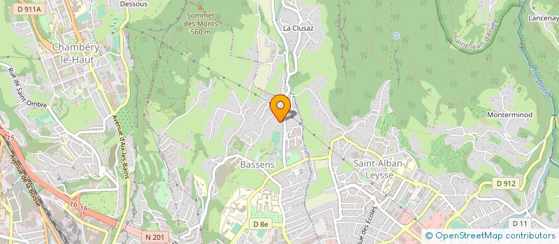 localisation de l'entreprise MONSIEUR DAVID GRAVINA  BASSENS