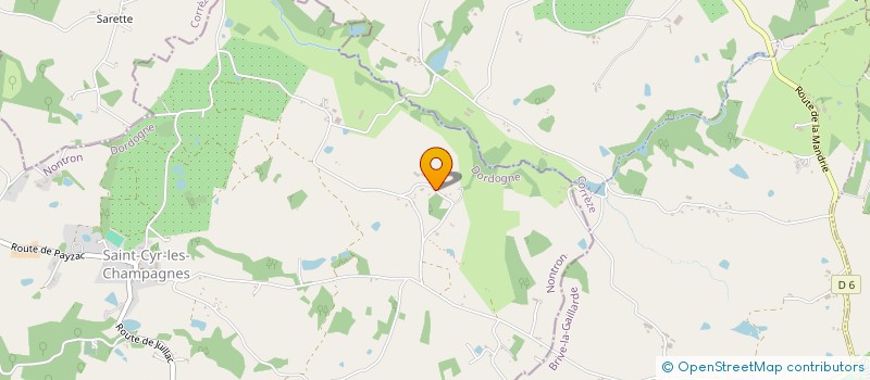 localisation de l'entreprise MONSIEUR DAVID GRAZZINI  SAVIGNAC-LEDRIER