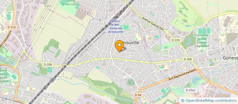 localisation de l'entreprise MONSIEUR DAVID GREGOROV  ARNOUVILLE